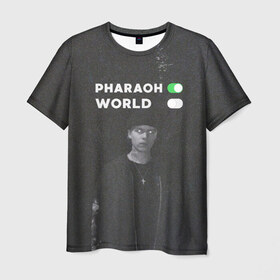 Мужская футболка 3D с принтом PharaON в Петрозаводске, 100% полиэфир | прямой крой, круглый вырез горловины, длина до линии бедер | Тематика изображения на принте: deaddynasty | pharaoh | phuneral | фараон