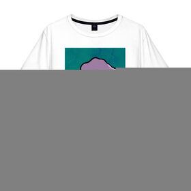 Мужская футболка хлопок Oversize с принтом Elfo в Петрозаводске, 100% хлопок | свободный крой, круглый ворот, “спинка” длиннее передней части | disenchantment | elfo | мэтт гроунинг | разочарование | тролль | эльф | эльфо