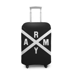 Чехол для чемодана 3D с принтом BTS ARMY в Петрозаводске, 86% полиэфир, 14% спандекс | двустороннее нанесение принта, прорези для ручек и колес | bts | bts army | j hope | jimin | jin | jungkook | k pop | rap monster | rapmon | suga | v | бтс | корея