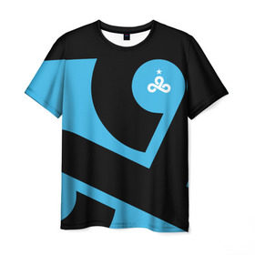 Мужская футболка 3D с принтом cs:go - Cloud9 The Form (2018/2019) в Петрозаводске, 100% полиэфир | прямой крой, круглый вырез горловины, длина до линии бедер | 0x000000123 | cloud9 | csgo | клауд9 | ксго