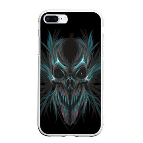 Чехол для iPhone 7Plus/8 Plus матовый с принтом Spirit of Darkness в Петрозаводске, Силикон | Область печати: задняя сторона чехла, без боковых панелей | дух | зло | призрак | скелет | темные силы | тьма | хэллоуин | череп