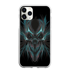 Чехол для iPhone 11 Pro Max матовый с принтом Spirit of Darkness в Петрозаводске, Силикон |  | Тематика изображения на принте: дух | зло | призрак | скелет | темные силы | тьма | хэллоуин | череп