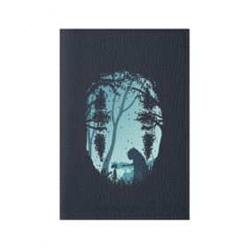 Обложка для паспорта матовая кожа с принтом Унесенные Призраками в Петрозаводске, натуральная матовая кожа | размер 19,3 х 13,7 см; прозрачные пластиковые крепления | anime | away | chichiyaku | chihiro | spirited | аниме | тихиро | унесенные призраками | хаку