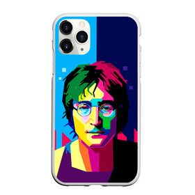 Чехол для iPhone 11 Pro матовый с принтом Джон Леннон в Петрозаводске, Силикон |  | Тематика изображения на принте: the beatles | битлз | британия | джон леннон | леннон | мир | очки | рок | рок н ролл | хиппи