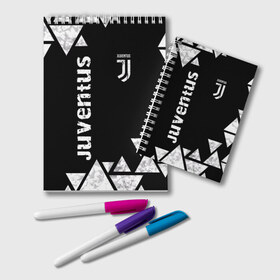 Блокнот с принтом Juventus Black and White в Петрозаводске, 100% бумага | 48 листов, плотность листов — 60 г/м2, плотность картонной обложки — 250 г/м2. Листы скреплены удобной пружинной спиралью. Цвет линий — светло-серый
 | Тематика изображения на принте: club | football | juventus | белый | италия | клуб | форма | черный | ювентус