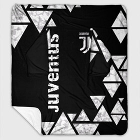 Плед с рукавами с принтом Juventus Black and White в Петрозаводске, 100% полиэстер | Закругленные углы, все края обработаны. Ткань не мнется и не растягивается. Размер 170*145 | Тематика изображения на принте: club | football | juventus | белый | италия | клуб | форма | черный | ювентус