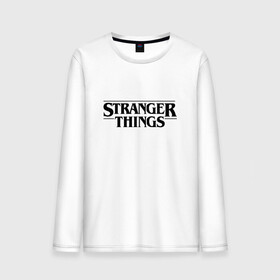 Мужской лонгслив хлопок с принтом STRANGER THINGS в Петрозаводске, 100% хлопок |  | 011 | netflix | stranger things | нетфликс | одиннадцатая | очень странные дела | сериалы