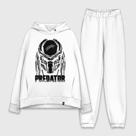 Женский костюм хлопок Oversize с принтом PREDATOR в Петрозаводске,  |  | prediator | инопланетяне | опасность | пришельцы | фильм | хищник