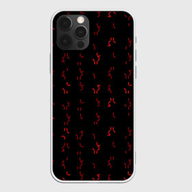 Чехол для iPhone 12 Pro Max с принтом Алфавит хищников в Петрозаводске, Силикон |  | Тематика изображения на принте: prediator | алфавит | инопланетяне | код | опасность | пришельцы | символы | фильм | хищник
