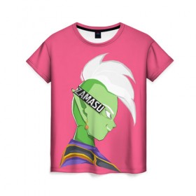 Женская футболка 3D с принтом Драконий Жемчуг в Петрозаводске, 100% полиэфир ( синтетическое хлопкоподобное полотно) | прямой крой, круглый вырез горловины, длина до линии бедер | ball | dragon | болл | драгон | дракон | драконий | жемчуг