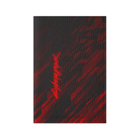 Обложка для паспорта матовая кожа с принтом CYBERPUNK 2077 в Петрозаводске, натуральная матовая кожа | размер 19,3 х 13,7 см; прозрачные пластиковые крепления | 2019 | cd project red | cyberpunk 2077 | future | hack | night city | samurai | sci fi | андроиды | безумие | будущее | киберпанк 2077 | логотип | роботы | самураи | фантастика | цифры