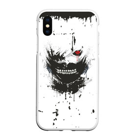 Чехол для iPhone XS Max матовый с принтом Kaneki Ken (Tokyo Ghoul) #1 в Петрозаводске, Силикон | Область печати: задняя сторона чехла, без боковых панелей | anime | kaneki ken | tokyo ghoul | аниме | канеки кен | токийский гуль