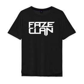 Мужская футболка хлопок Oversize с принтом FAZE CLAN в Петрозаводске, 100% хлопок | свободный крой, круглый ворот, “спинка” длиннее передней части | action | astralis | awp | counter strike | cs go | cs go global offensive | cybersport | faze clan | game | gamer | hyper beast | shooter | skin | team liquid | киберспорт | оружие | скины