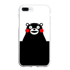 Чехол для iPhone 7Plus/8 Plus матовый с принтом KUMAMON в Петрозаводске, Силикон | Область печати: задняя сторона чехла, без боковых панелей | japanese | kumamon | kumamoto | аниме | игрушка | кумамон | кумамото сапурайдзу | персонаж | талисман | япония