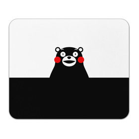 Коврик для мышки прямоугольный с принтом KUMAMON в Петрозаводске, натуральный каучук | размер 230 х 185 мм; запечатка лицевой стороны | Тематика изображения на принте: japanese | kumamon | kumamoto | аниме | игрушка | кумамон | кумамото сапурайдзу | персонаж | талисман | япония