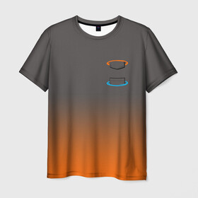 Мужская футболка 3D с принтом Карман в Портале в Петрозаводске, 100% полиэфир | прямой крой, круглый вырез горловины, длина до линии бедер | portal | портал