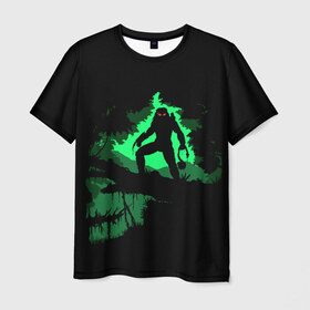 Мужская футболка 3D с принтом Хищник в Петрозаводске, 100% полиэфир | прямой крой, круглый вырез горловины, длина до линии бедер | 90 е | predator | алфи аллен | оливия манн | шейн блэк