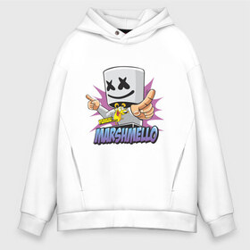 Мужское худи Oversize хлопок с принтом Marshmello в Петрозаводске, френч-терри — 70% хлопок, 30% полиэстер. Мягкий теплый начес внутри —100% хлопок | боковые карманы, эластичные манжеты и нижняя кромка, капюшон на магнитной кнопке | dj | marshmello | marshmelo | в маске | диджей | клубная | клубняк | маршмелло | маршмеллоу | маршмело | маршмэллоу | музыка | электронная