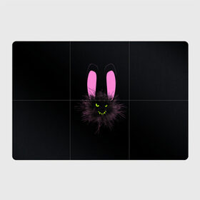 Магнитный плакат 3Х2 с принтом Мрачный Зайчик в Петрозаводске, Полимерный материал с магнитным слоем | 6 деталей размером 9*9 см | creepy | ear | ears | rabbit | rabbits | scary | spooky | жуткий | зайцы | зайчик | зайчики | заяц | кролик | кролики | мрачный | страшный | ухо | уши | ушки