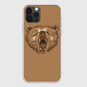 Чехол для iPhone 12 Pro Max с принтом Бурый Медведь в Петрозаводске, Силикон |  | bear | bears | brown | russia | russian | бурый | коричневый | косматый | лапы | медведи | медведь | россия | русский | хвост | хищник