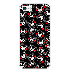 Чехол для iPhone 5/5S матовый с принтом KUMAMON в Петрозаводске, Силикон | Область печати: задняя сторона чехла, без боковых панелей | Тематика изображения на принте: bear | japanese | kumamon | kumamoto | аниме | игрушка | кумамон | кумамото сапурайдзу | медведь | мишка | персонаж | талисман | япония