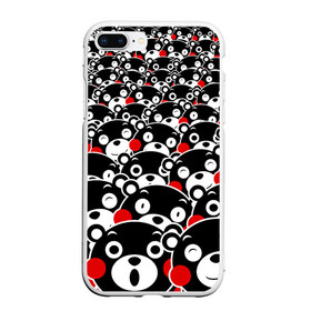 Чехол для iPhone 7Plus/8 Plus матовый с принтом KUMAMON в Петрозаводске, Силикон | Область печати: задняя сторона чехла, без боковых панелей | Тематика изображения на принте: bear | japanese | kumamon | kumamoto | аниме | игрушка | кумамон | кумамото сапурайдзу | медведь | мишка | персонаж | талисман | япония