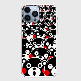 Чехол для iPhone 13 Pro Max с принтом Узор кумамонов в Петрозаводске,  |  | bear | japanese | kumamon | kumamoto | аниме | игрушка | кумамон | кумамото сапурайдзу | медведь | мишка | персонаж | талисман | япония