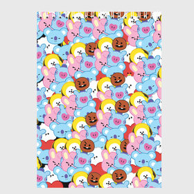 Скетчбук с принтом BTS BT21 STICKERS в Петрозаводске, 100% бумага
 | 48 листов, плотность листов — 100 г/м2, плотность картонной обложки — 250 г/м2. Листы скреплены сверху удобной пружинной спиралью | bt21 | bts | bts army | bts stickers | j hope | jimin | jin | jungkook | k pop | rap monster | rapmon | suga | v | бтс | корея | стикеры bts