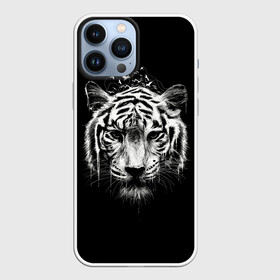 Чехол для iPhone 13 Pro Max с принтом Dark Tiger в Петрозаводске,  |  | Тематика изображения на принте: africa | creepy | dark | desert | predator | scary | tiger | tigers | африка | жуткий | мрачный | пустыня | страшный | тигр | тигренок | тигрица | тигрицы | тигры | тигрята | хищник