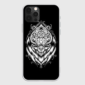 Чехол для iPhone 12 Pro Max с принтом Dark Tiger в Петрозаводске, Силикон |  | africa | creepy | dark | desert | predator | scary | tiger | tigers | африка | жуткий | мрачный | пустыня | страшный | тигр | тигренок | тигрица | тигрицы | тигры | тигрята | хищник