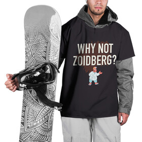 Накидка на куртку 3D с принтом Why not Zoidberg? в Петрозаводске, 100% полиэстер |  | bender | fry | futurama | planet express | zoidberg | бендер | гипножаба | зойдберг | лила | фрай | футурама