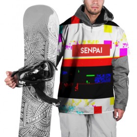 Накидка на куртку 3D с принтом SENPAI в Петрозаводске, 100% полиэстер |  | Тематика изображения на принте: 