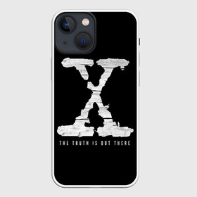 Чехол для iPhone 13 mini с принтом The Truth Is Out There в Петрозаводске,  |  | alien | dana | files | fox | government | mulder | scully | theory | x files | xfiles | дана | заговора | инопланетяне | истина | малдер | материалы | правительство | пришельцы | рядом | секретные | скалли | теория | фокс