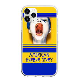 Чехол для iPhone 11 Pro Max матовый с принтом American Horror Story в Петрозаводске, Силикон |  | ahs | american horror story | американская история ужасов | язык