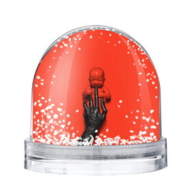 Снежный шар с принтом American Horror Story в Петрозаводске, Пластик | Изображение внутри шара печатается на глянцевой фотобумаге с двух сторон | ahs | american horror story | американская история ужасов | младенец | ребенок