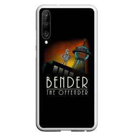 Чехол для Honor P30 с принтом Bender The Offender в Петрозаводске, Силикон | Область печати: задняя сторона чехла, без боковых панелей | all | bender | doctor | futurama | humans | kill | mult | robot | simpsons | space | trust | zoidberg | бендер | зойдберг | космос | мульт | мультик | мультфильм | робот | симпсоны | футурама