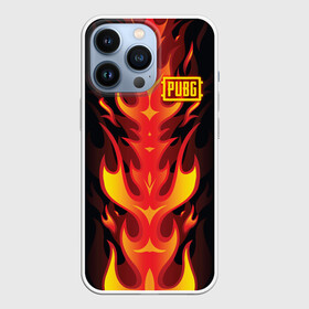 Чехол для iPhone 13 Pro с принтом PUBG Fire в Петрозаводске,  |  | battle | battlegrounds | chicken | dinner | playerunknown’s | royale | winner | битва | королевская | огонь | пламя
