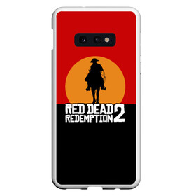 Чехол для Samsung S10E с принтом Red Dead Redemption 2 в Петрозаводске, Силикон | Область печати: задняя сторона чехла, без боковых панелей | game | rdr2 | red dead redemption 2 | rockstar studios | игры