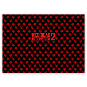 Поздравительная открытка с принтом Red Dead Redemption 2 в Петрозаводске, 100% бумага | плотность бумаги 280 г/м2, матовая, на обратной стороне линовка и место для марки
 | game | rdr2 | red dead redemption 2 | rockstar studios | игры