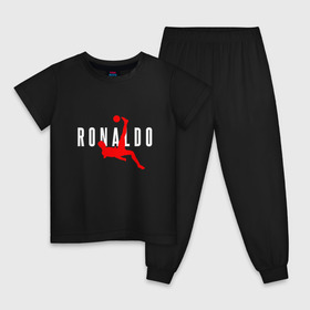 Детская пижама хлопок с принтом Ronaldo в Петрозаводске, 100% хлопок |  брюки и футболка прямого кроя, без карманов, на брюках мягкая резинка на поясе и по низу штанин
 | champion | cr7 | cristiano | game | goal | italy | juventus | madrid | real | ronaldo | spain | team | буффон | гол | дибала | золотой мяч | игрок | испания | италия | криштиану | мадрид | португалия | реал | роналду | спорт | тренер | футбол | 