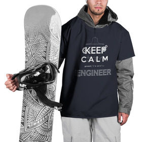 Накидка на куртку 3D с принтом Keep Calm Engineer в Петрозаводске, 100% полиэстер |  | admin | administrator | calm | code | coder | coding | engineer | job | keep | programmer | администратор | айти | инженер | код | кодинг | программа | программист | профессия | сисадмин