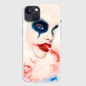 Чехол для iPhone 13 с принтом American Horror Story в Петрозаводске,  |  | ahs | american horror story | американская история ужасов | вода | клоун | краска | макияж | молоко