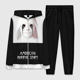 Женский костюм 3D с принтом American Horror Story в Петрозаводске,  |  | ahs | american horror story | американская история ужасов | демон | краска | лицо | макияж | монашка | черные глаза