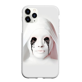 Чехол для iPhone 11 Pro матовый с принтом American Horror Story в Петрозаводске, Силикон |  | ahs | american horror story | американская история ужасов | демон | лицо | макияж | монашка | черные глаза
