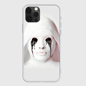 Чехол для iPhone 12 Pro Max с принтом American Horror Story в Петрозаводске, Силикон |  | ahs | american horror story | американская история ужасов | демон | лицо | макияж | монашка | черные глаза