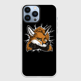Чехол для iPhone 13 Pro Max с принтом Лис Уверен в Себе в Петрозаводске,  |  | Тематика изображения на принте: cute | fox | foxes | ginger | tail | забавная | лис | лиса | лисица | лисицы | лисичка | лисички | лисы | милая | рыжая | рыжие | смешная | фыр | хвост | хвосты