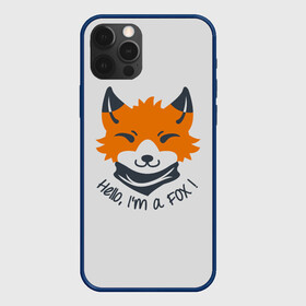 Чехол для iPhone 12 Pro с принтом Hello Fox в Петрозаводске, силикон | область печати: задняя сторона чехла, без боковых панелей | cute | fox | foxes | ginger | hello | tail | забавная | лис | лиса | лисица | лисицы | лисичка | лисички | лисы | милая | привет | рыжая | рыжие | смешная | фыр | хвост | хвосты