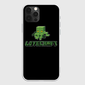 Чехол для iPhone 12 Pro с принтом Lovecraft Ктулху в Петрозаводске, силикон | область печати: задняя сторона чехла, без боковых панелей | craft | creeper | enderman | mine | minecraft | miner | online | skeleton | sword | tnt | world | zombie | динамит | зомби | игра | игры | кирка | крипер | майнер | майнкрафт | меч | мир | онлайн | скелетон