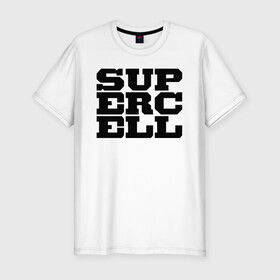 Мужская футболка хлопок Slim с принтом SUPERCELL в Петрозаводске, 92% хлопок, 8% лайкра | приталенный силуэт, круглый вырез ворота, длина до линии бедра, короткий рукав | supercell | игра | клеш | клэш | суперселл