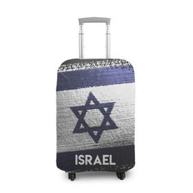 Чехол для чемодана 3D с принтом Israel(Израиль) в Петрозаводске, 86% полиэфир, 14% спандекс | двустороннее нанесение принта, прорези для ручек и колес | israel | urban | город | израиль | мир | путешествие | символика | страны | флаг